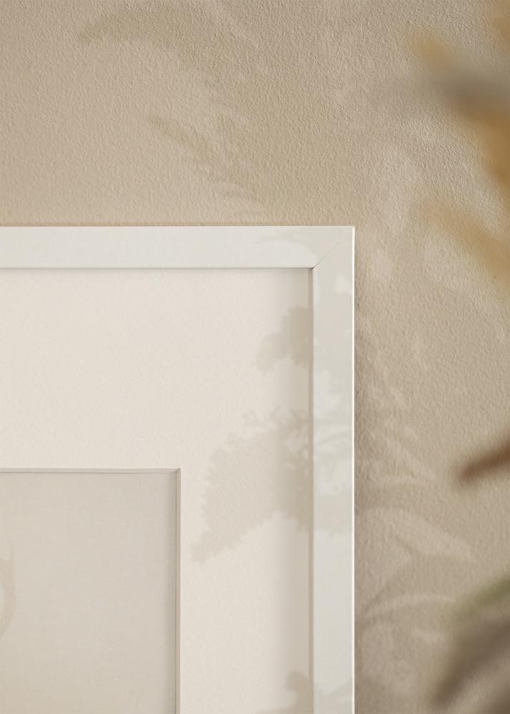 Ramme Modern Akrylglass Hvit 30x45 cm