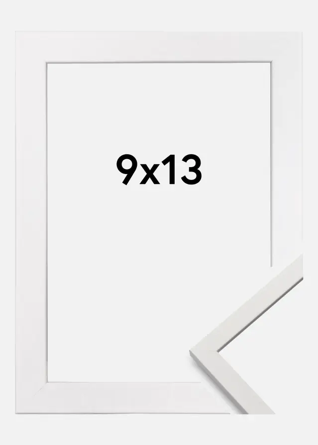 Ramme Edsbyn Hvit 9x13 cm
