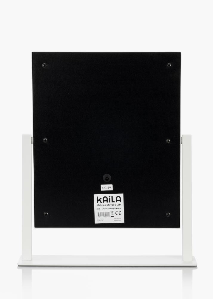 KAILA Sminkespeil VII Hvit - 30x36 cm
