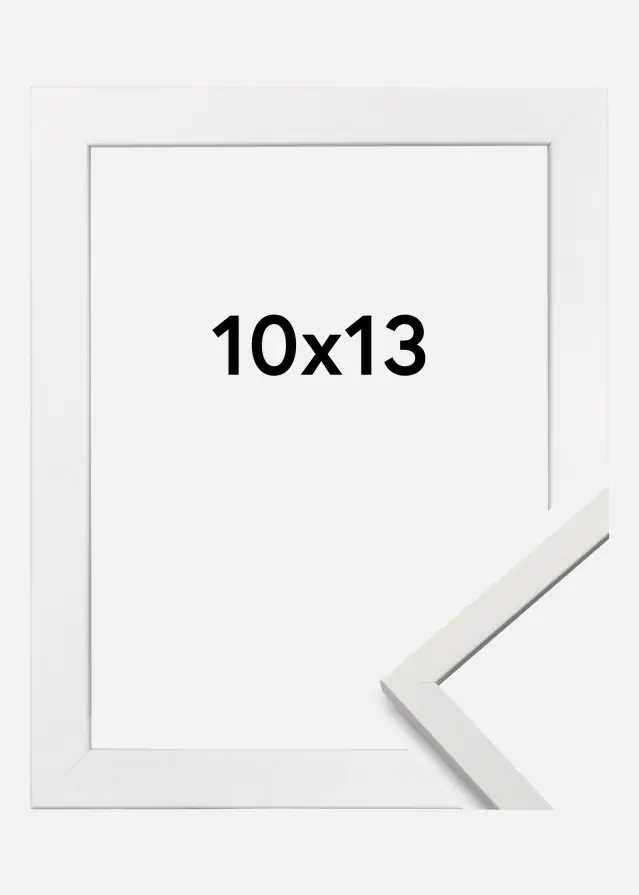 Ramme Edsbyn Hvit 10x13 cm