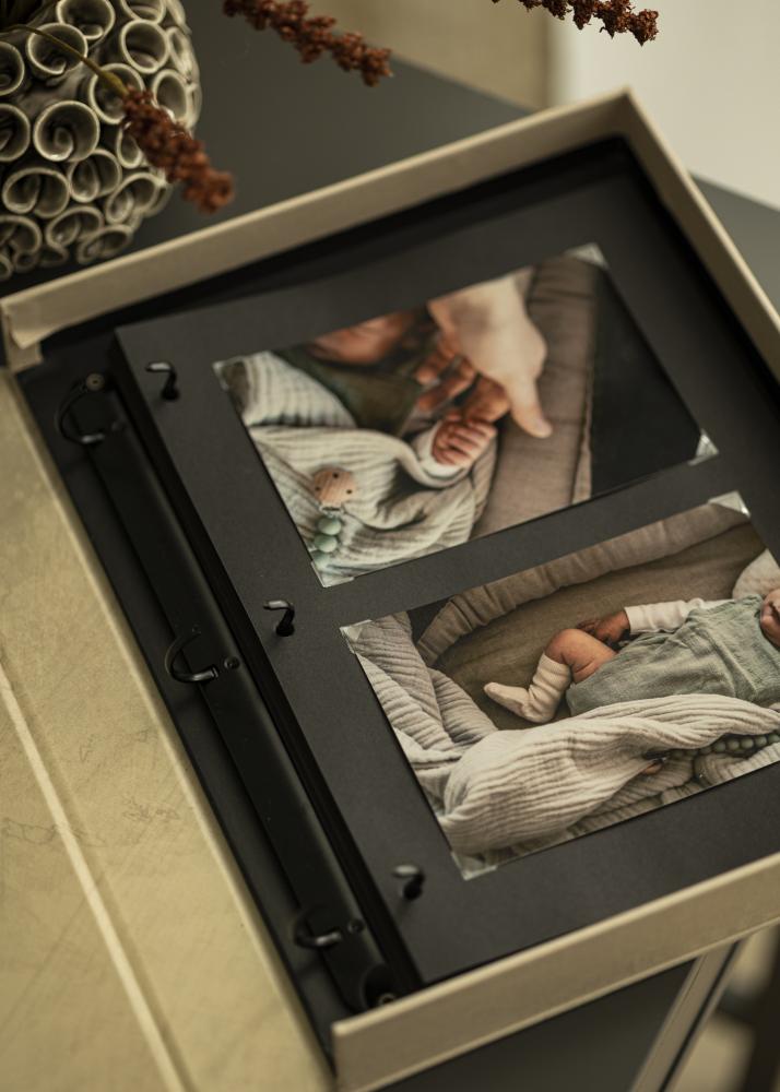 Albumark til KAILA Coffee Table Photo Album - 30-Pack Svarte