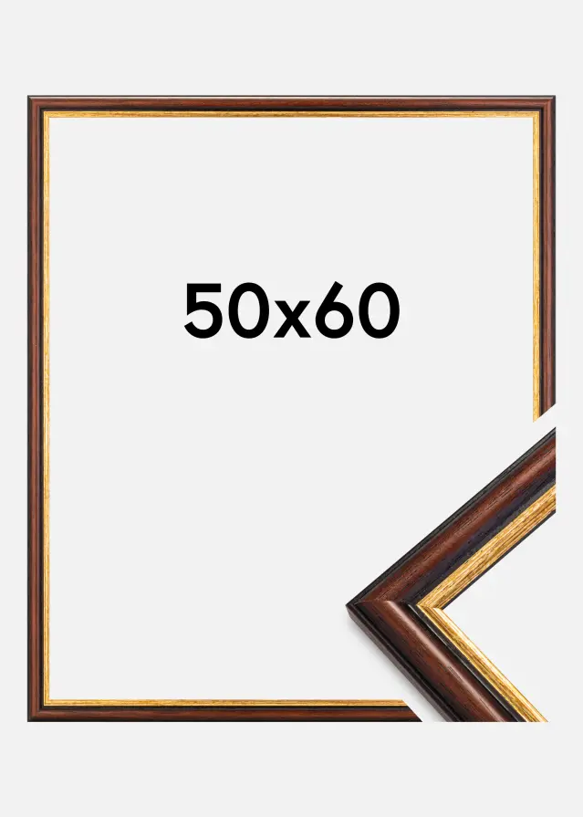 Ramme Siljan Akrylglass Brun 50x60 cm