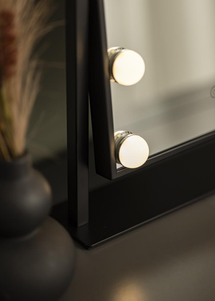 KAILA Sminkespeil I Svart - 36x47 cm