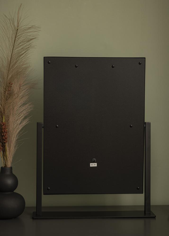 KAILA Sminkespeil I Svart - 36x47 cm