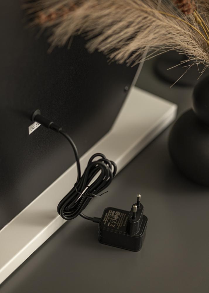 KAILA Sminkespeil V Hvit - 50x48 cm