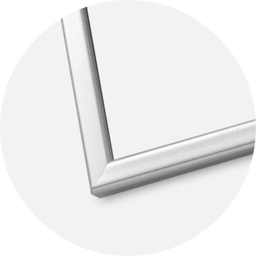 Ramme Slim Matt Antirefleksglass Sølv 13x18 cm