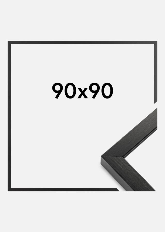 Ramme Amanda Box Akrylglass Svart 90x90 cm