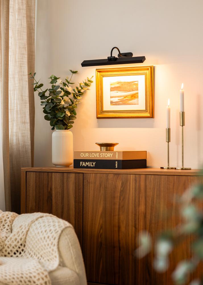 KAILA Flare Batteridrevet Tavelbelysning 40 cm - Svart