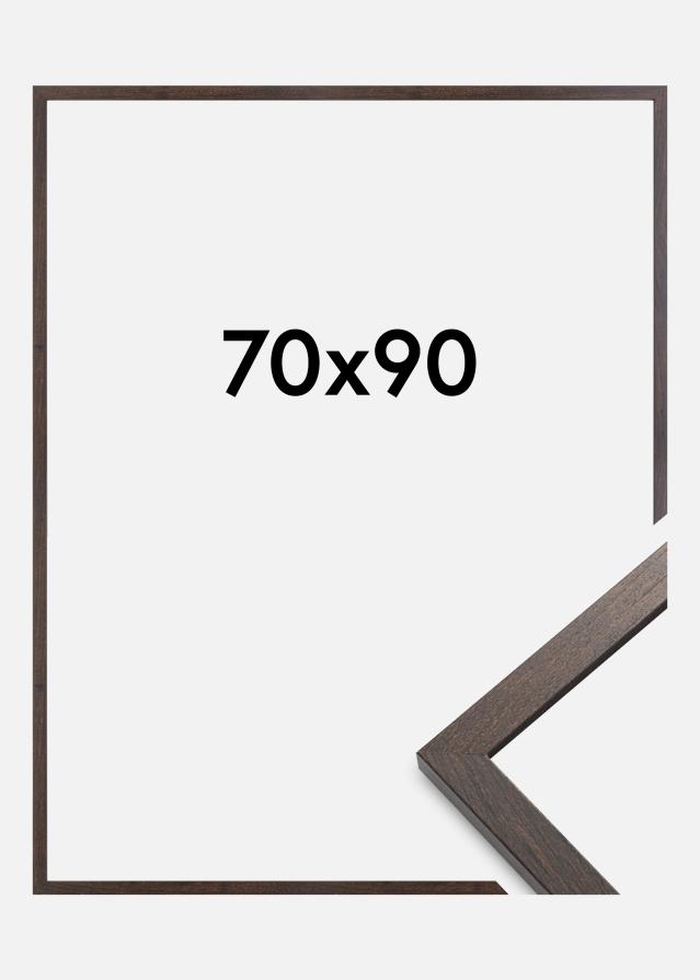 Ramme Trendy Akrylglass Valnøtt 70x90 cm