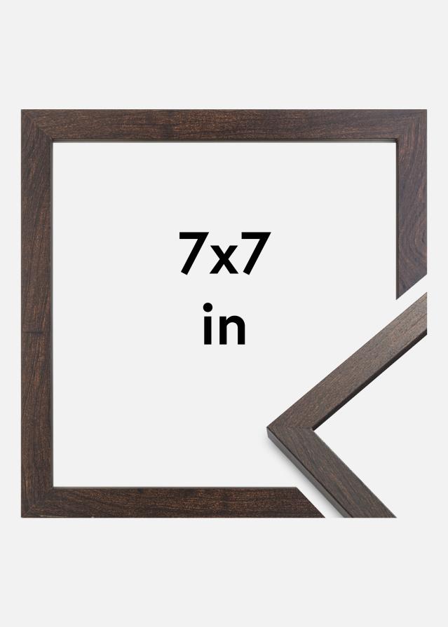 Ramme Trendy Akrylglass Valnøtt 7x7 inches (17,8x17,8 cm)