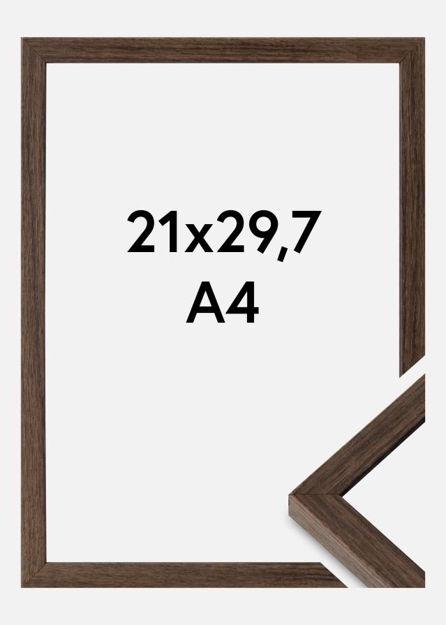 Ramme Ares Akrylglass Valnøtt 21x29,7 cm (A4)