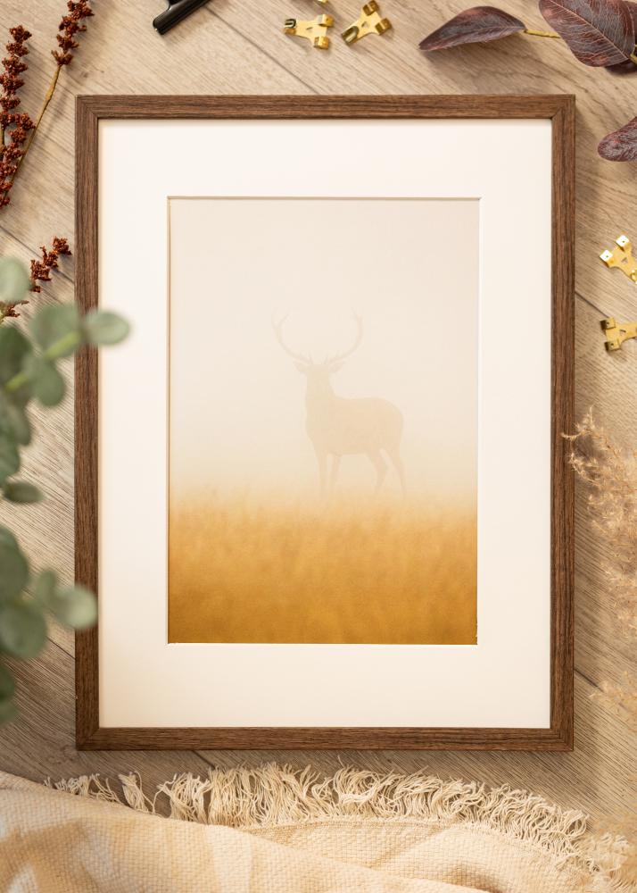 Ramme Ares Akrylglass Valnøtt 21x29,7 cm (A4)