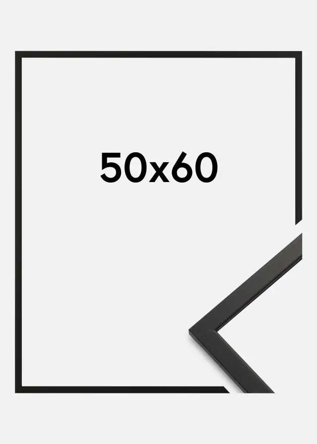 Ramme Edsbyn Akrylglass Svart 50x60 cm