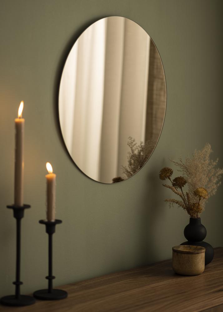 KAILA Rundt Speil Dark Bronze 50 cm Ø