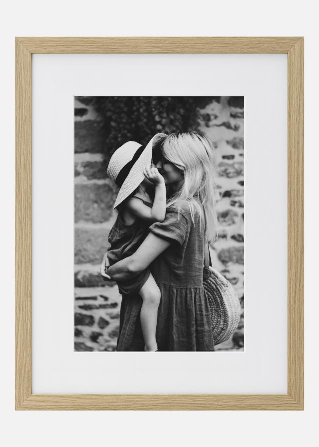 Bildepakke Eik med passepartout - M (20x30 cm)