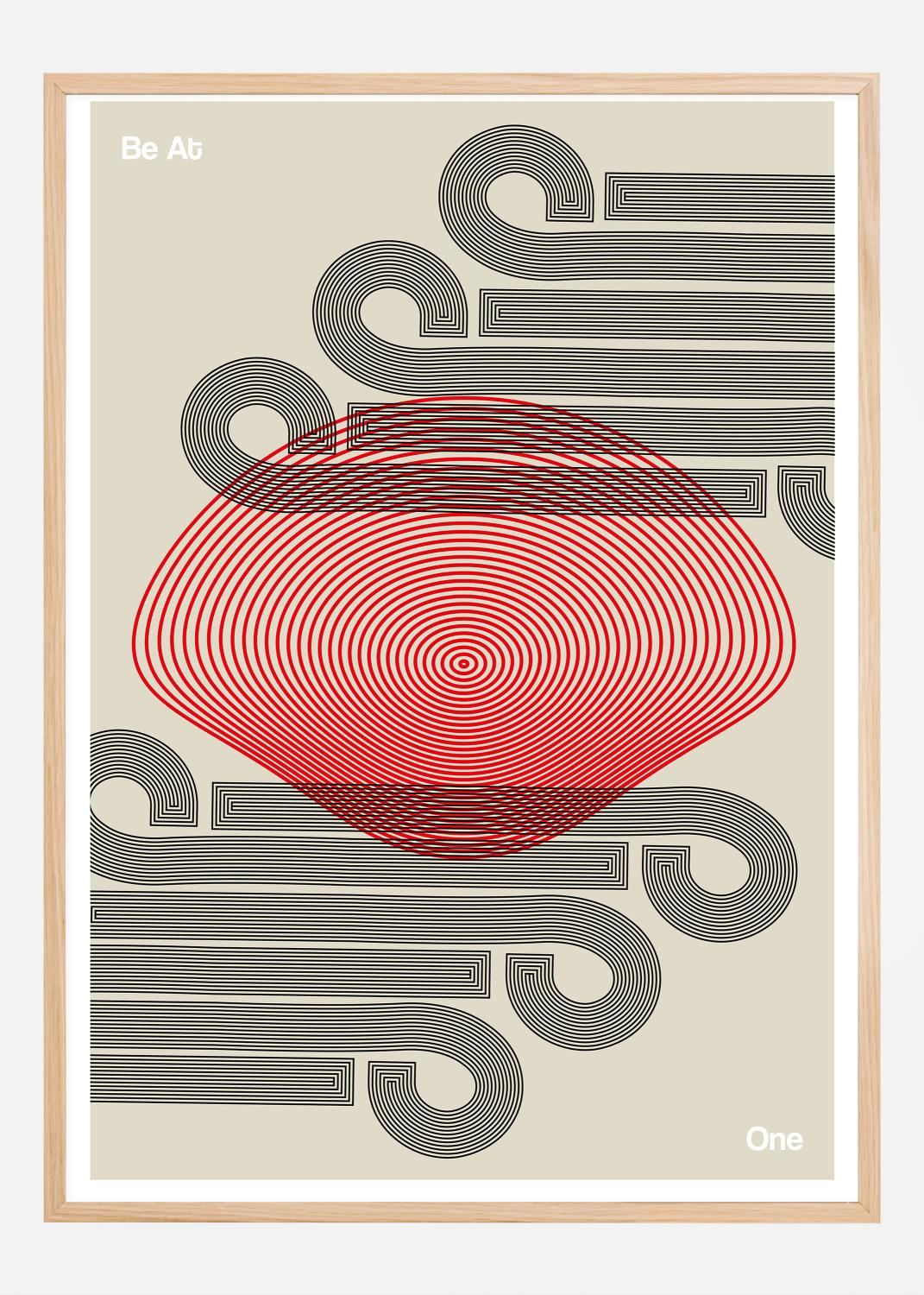 Product Image for Be At One - Black Plakat (50x70 cm)