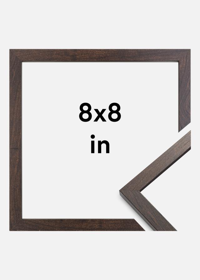 Ramme Trendy Akrylglass Valnøtt 8x8 inches (20,3x20,3 cm)