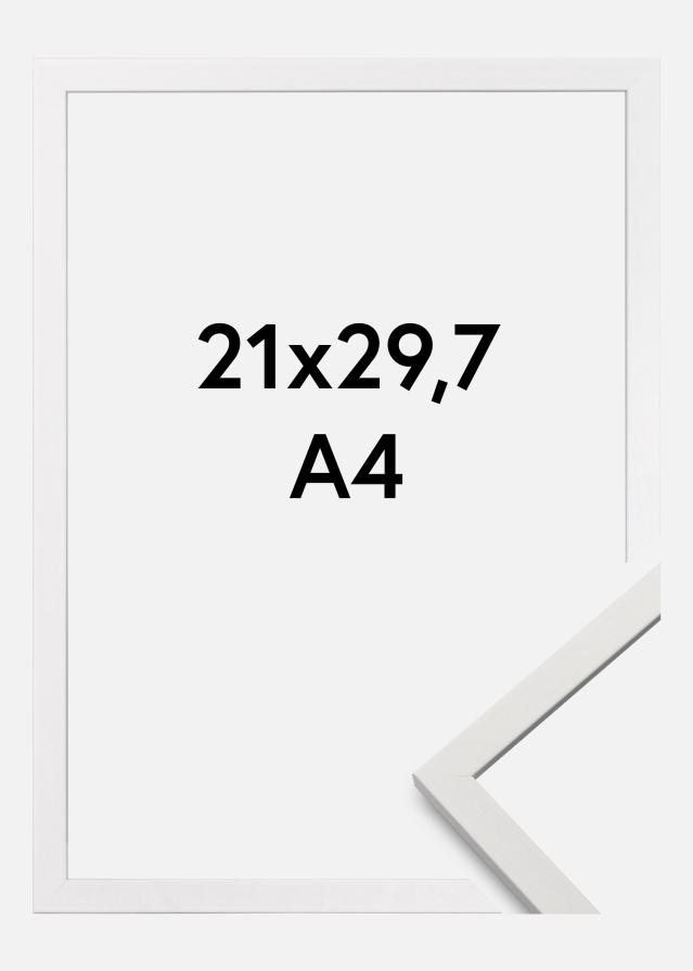 Ramme Edsbyn Akrylglass Hvit 21x29,7 cm (A4)