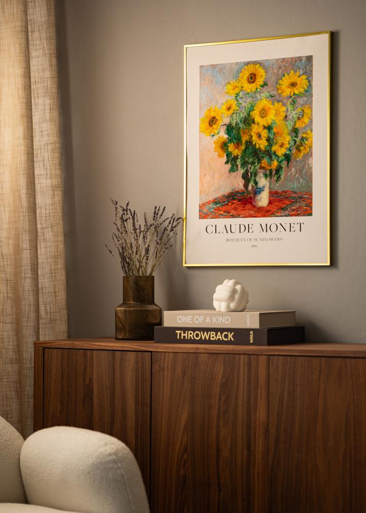 Aluminiumsramme Akrylglass Gull 30x40 cm