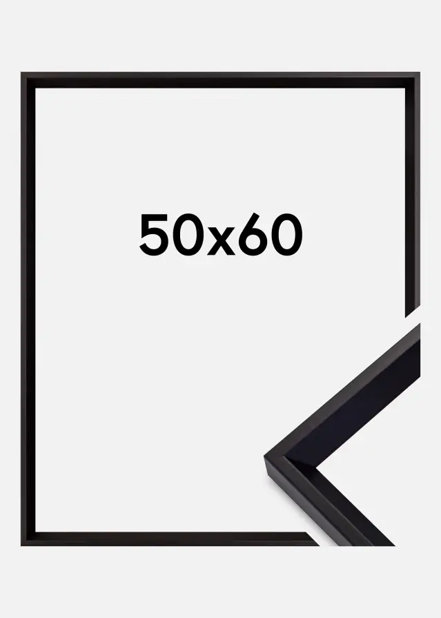 Ramme Globe Akrylglass Svart 50x60 cm