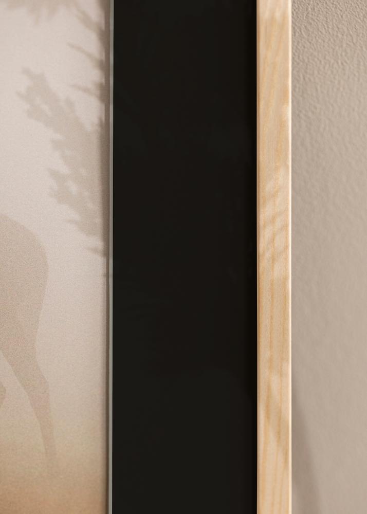 Ramme Galant Furu 30x30 cm - Passepartout Svart 8x8 inches