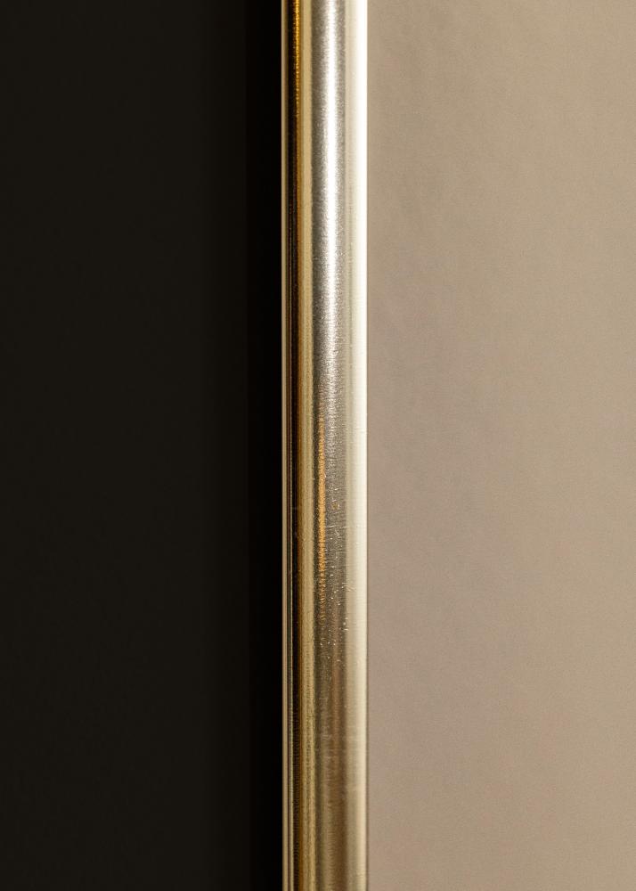 Ramme Aluminium Blank Gull 70x100 cm - Passepartout Svart 62x85 cm