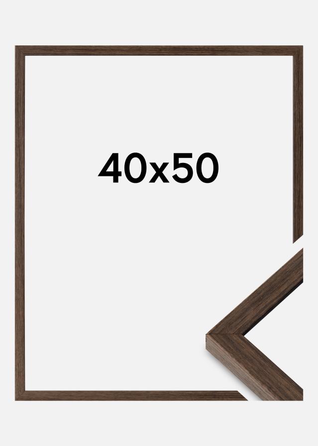 Ramme Ares Akrylglass Valnøtt 40x50 cm