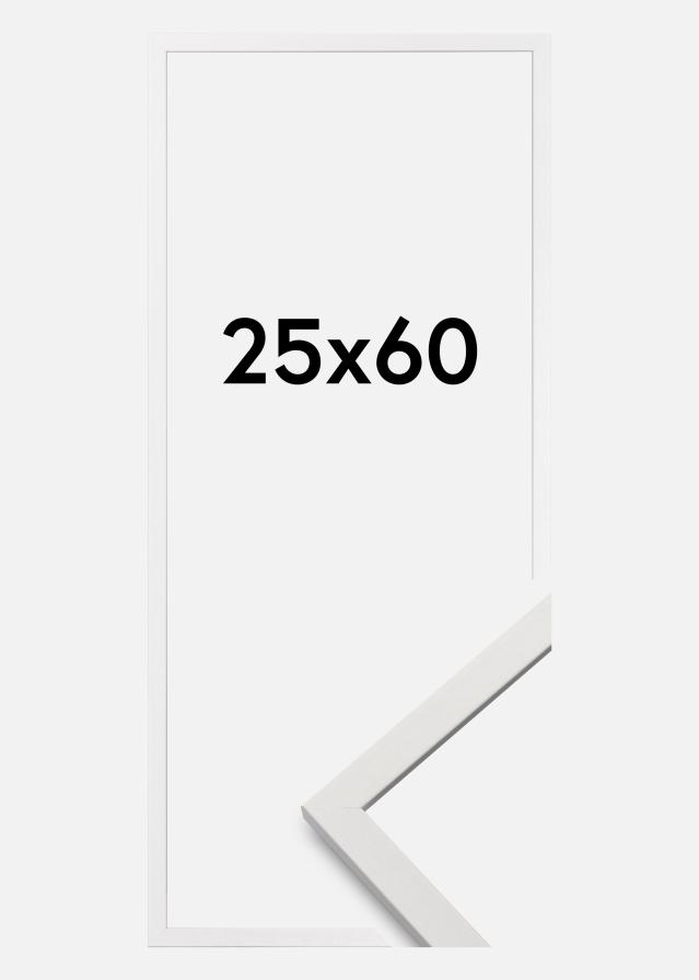 Ramme Edsbyn Akrylglass Hvit 25x60 cm