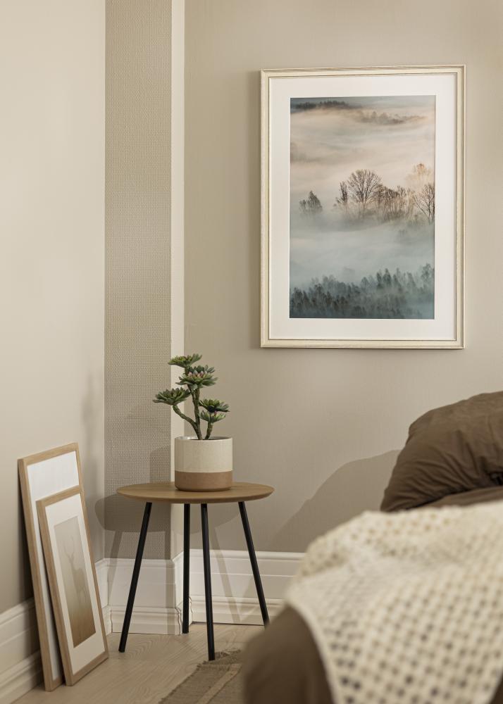 Ramme Shabby Chic Akrylglass Hvit 50x50 cm