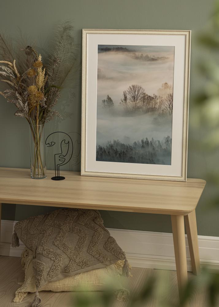 Ramme Shabby Chic Akrylglass Hvit 50x50 cm