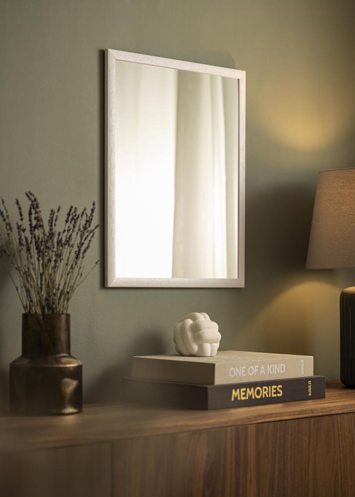 Speil Cornwall Hvit - Egne mål