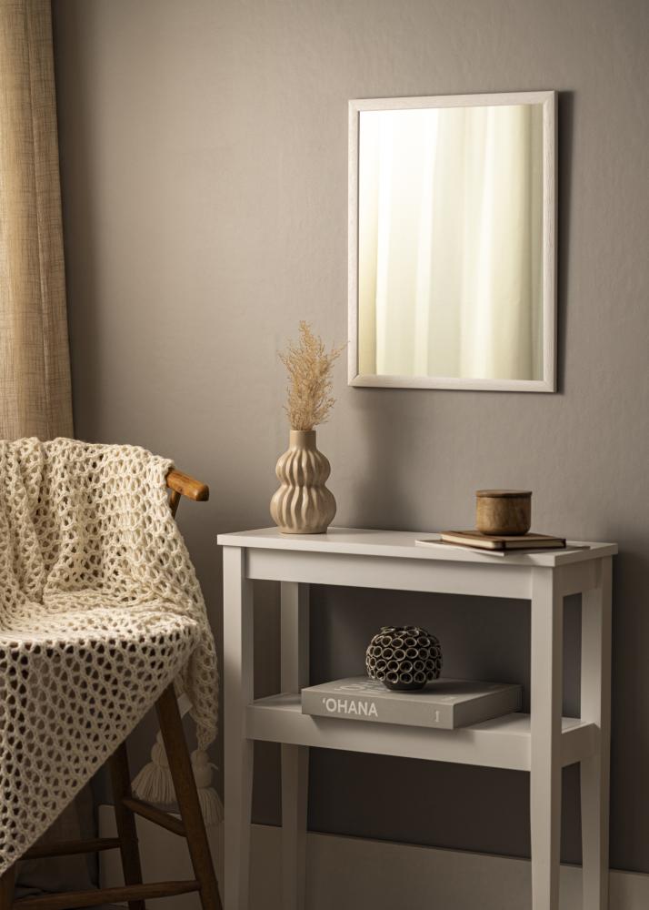 Speil Cornwall Hvit - Egne mål