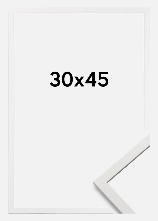 Ramme Edsbyn Akrylglass Hvit 30x45 cm