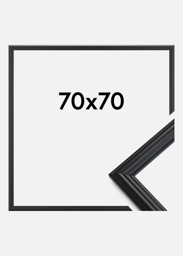 Ramme Siljan Akrylglass Svart 70x70 cm