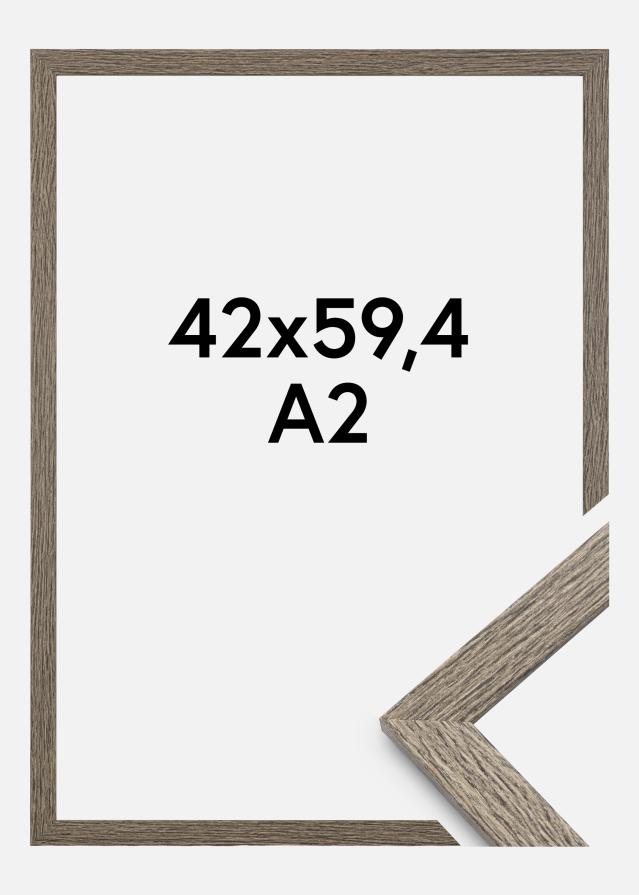 Ramme Stilren Akrylglass Dark Grey Oak 42x59,4 cm (A2)