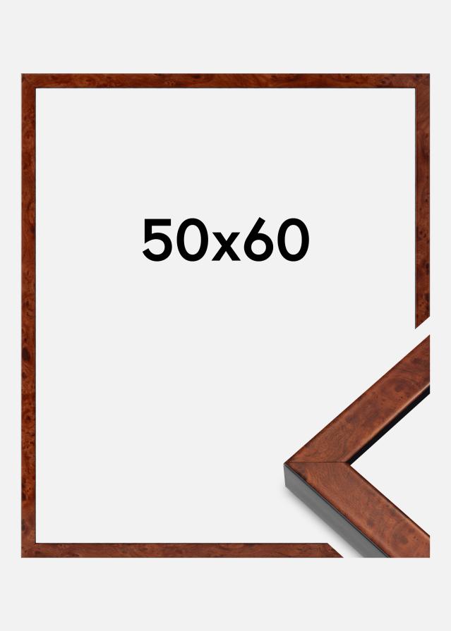 Ramme Hermes Akrylglass Burr Walnut 50x60 cm