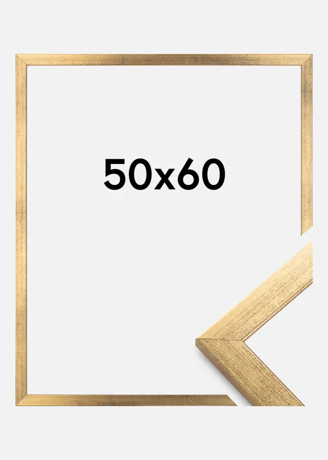 Ramme Stilren Akrylglass Gull 50x60 cm