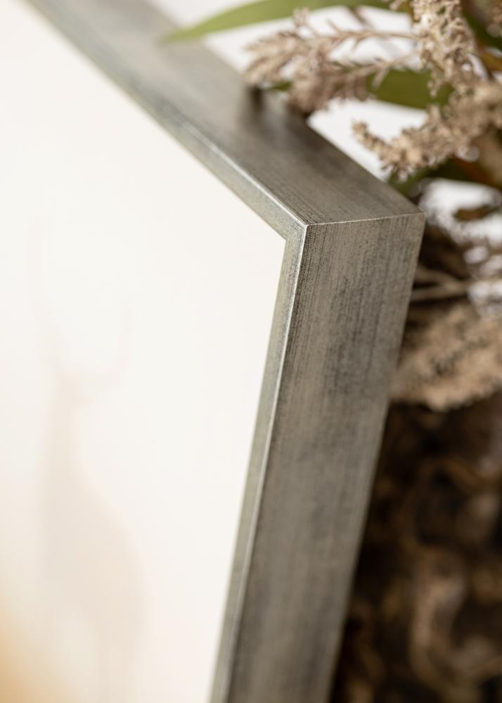 Ramme Geb Skyggeramme Sølv/Hvit - Valgfri Størrelse