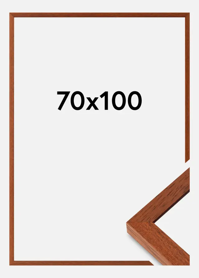 Ramme Hermes Akrylglass Kirsebær 70x100 cm