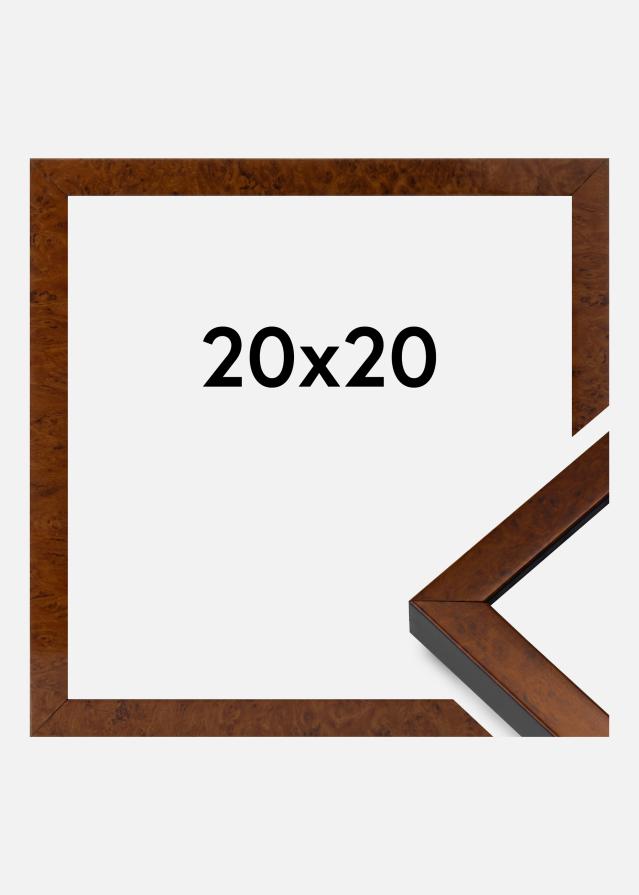 Ramme Ares Akrylglass Burr Walnut 20x20 cm