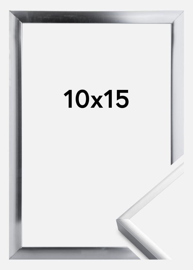 Ramme Poster Aluminum Silver 10x15 cm