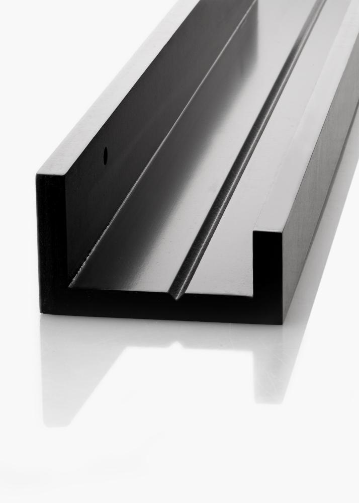 KAILA Bilderammehylle Svart 120 cm