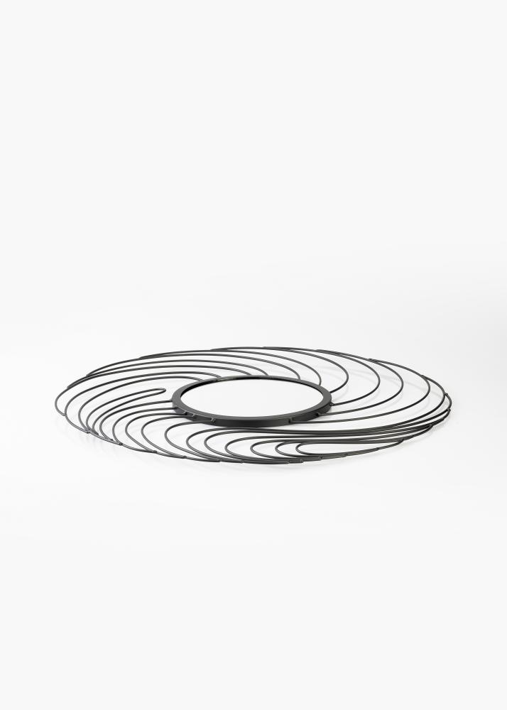 KAILA Speil Storm - Svart 50 cm Ø