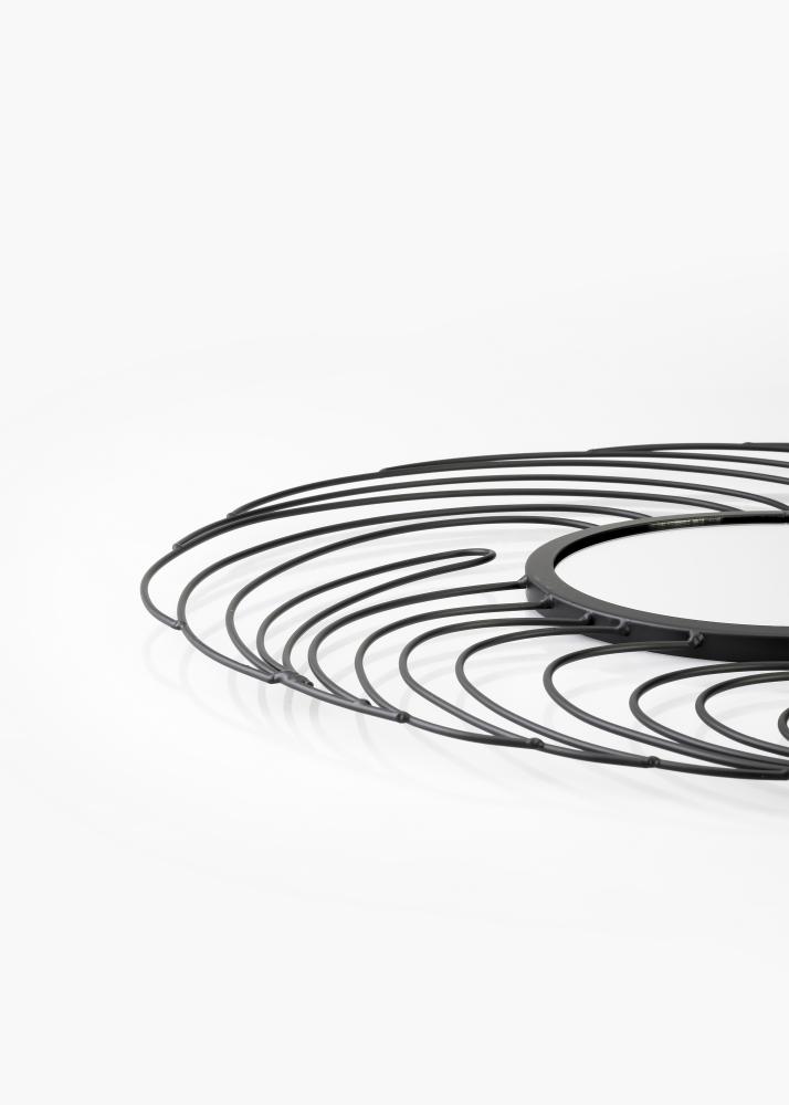 KAILA Speil Storm - Svart 50 cm Ø