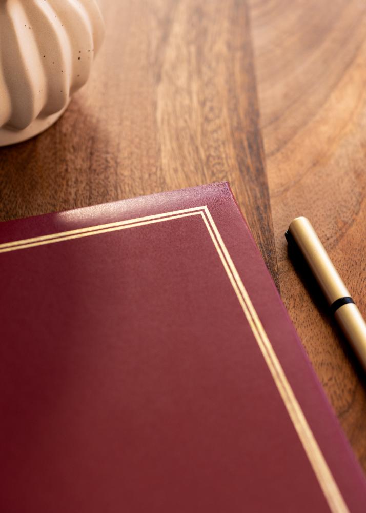 Classico Album Rød - 30x33 cm (100 Hvite sider / 50 ark)