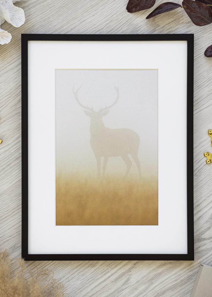 Bilderamme Svart Smal 50 x 70 cm