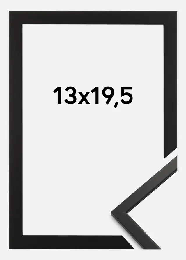 Ramme Edsbyn Akrylglass Svart 13x19,5 cm