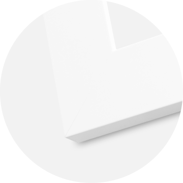 Härjedalen Hvit 85x115 cm - Passepartout Hvit 70x100 cm