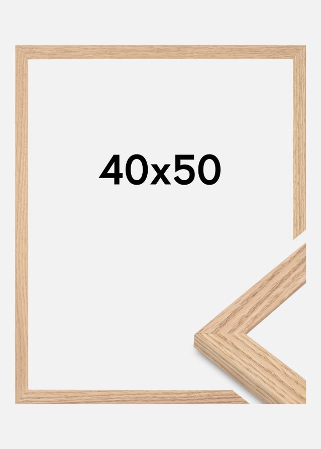 Ramme Tidlös Akrylglass Massiv Eik 40x50 cm