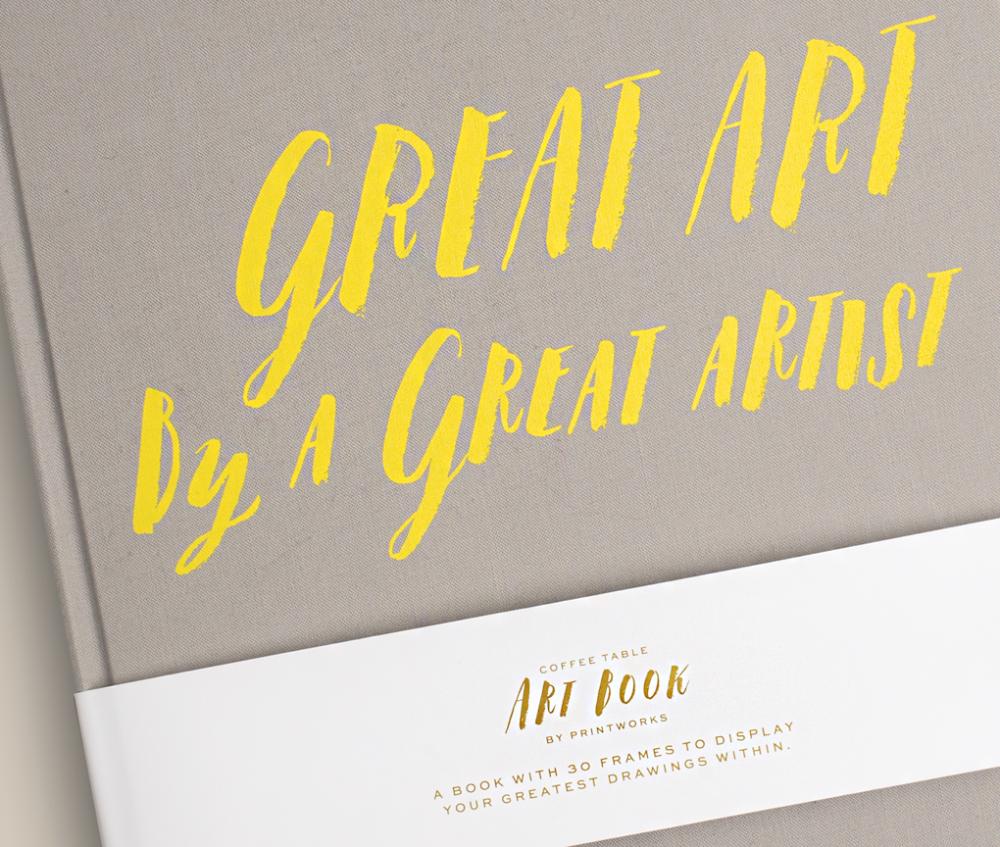 Great Art By A Great Artist - A Coffee Table Art Book (60 Sider / 30 ark)